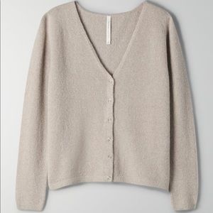 New Lounge Cardigan from Babaton **CREAM COLOUR**